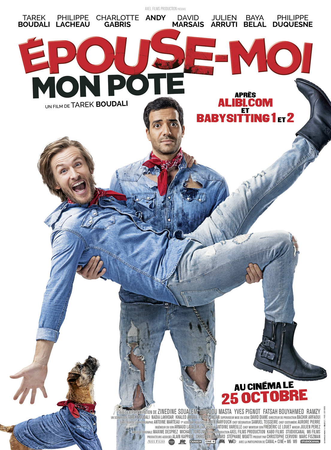 Extra Large Movie Poster Image for Épouse-moi mon pote (#1 of 2)