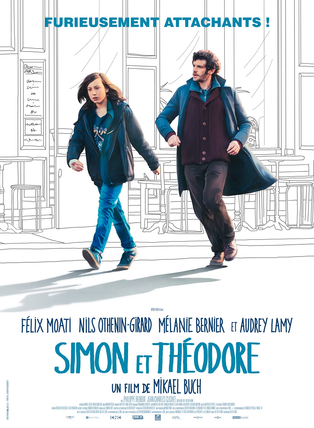 Extra Large Movie Poster Image for Simon et Théodore 