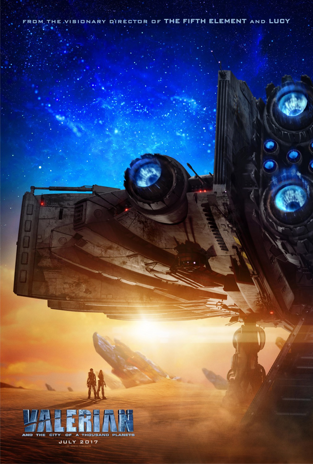 Extra Large Movie Poster Image for Valerian and the City of a Thousand Planets (#1 of 23)