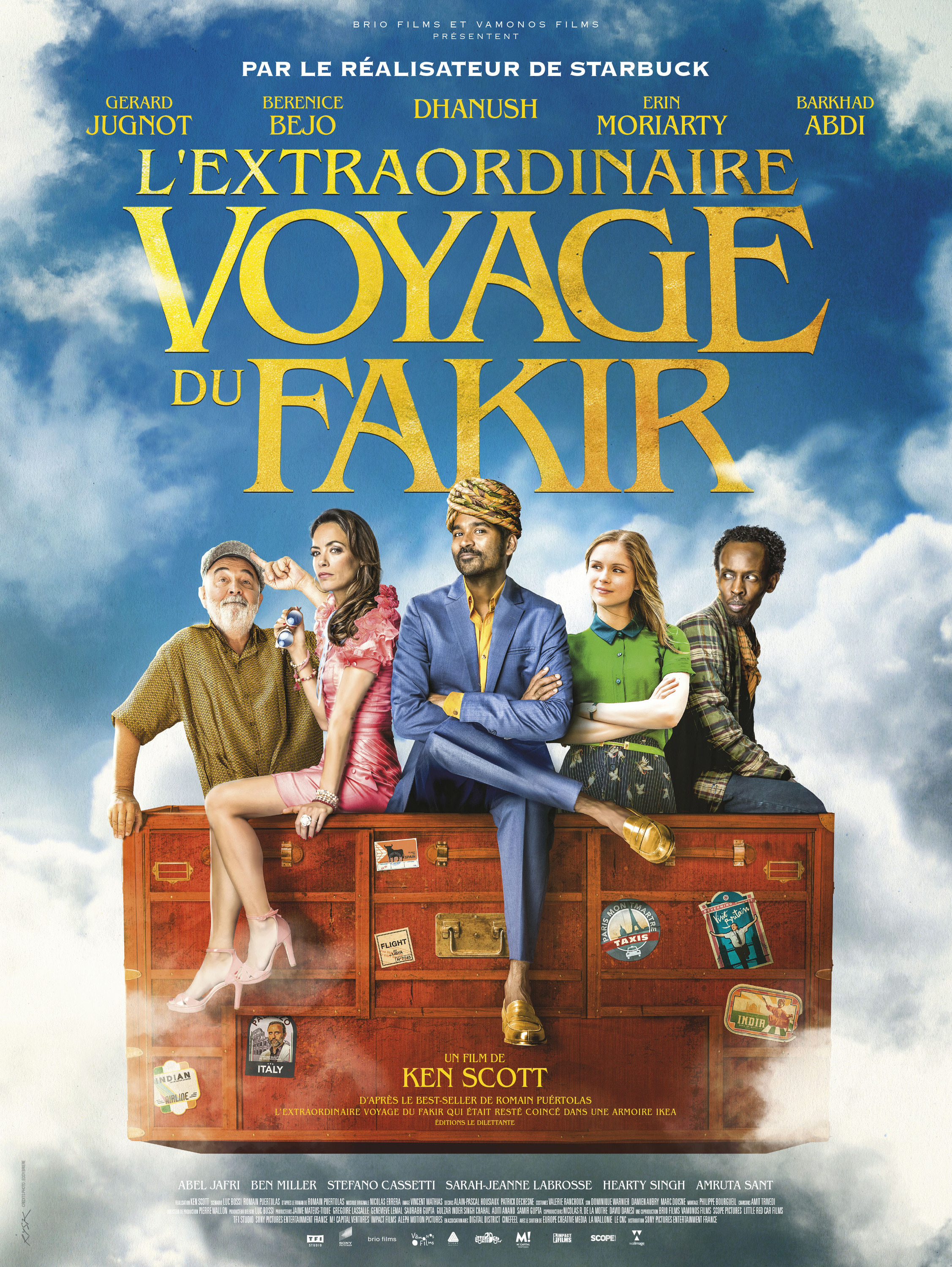 Mega Sized Movie Poster Image for The Extraordinary Journey of the Fakir (#2 of 3)