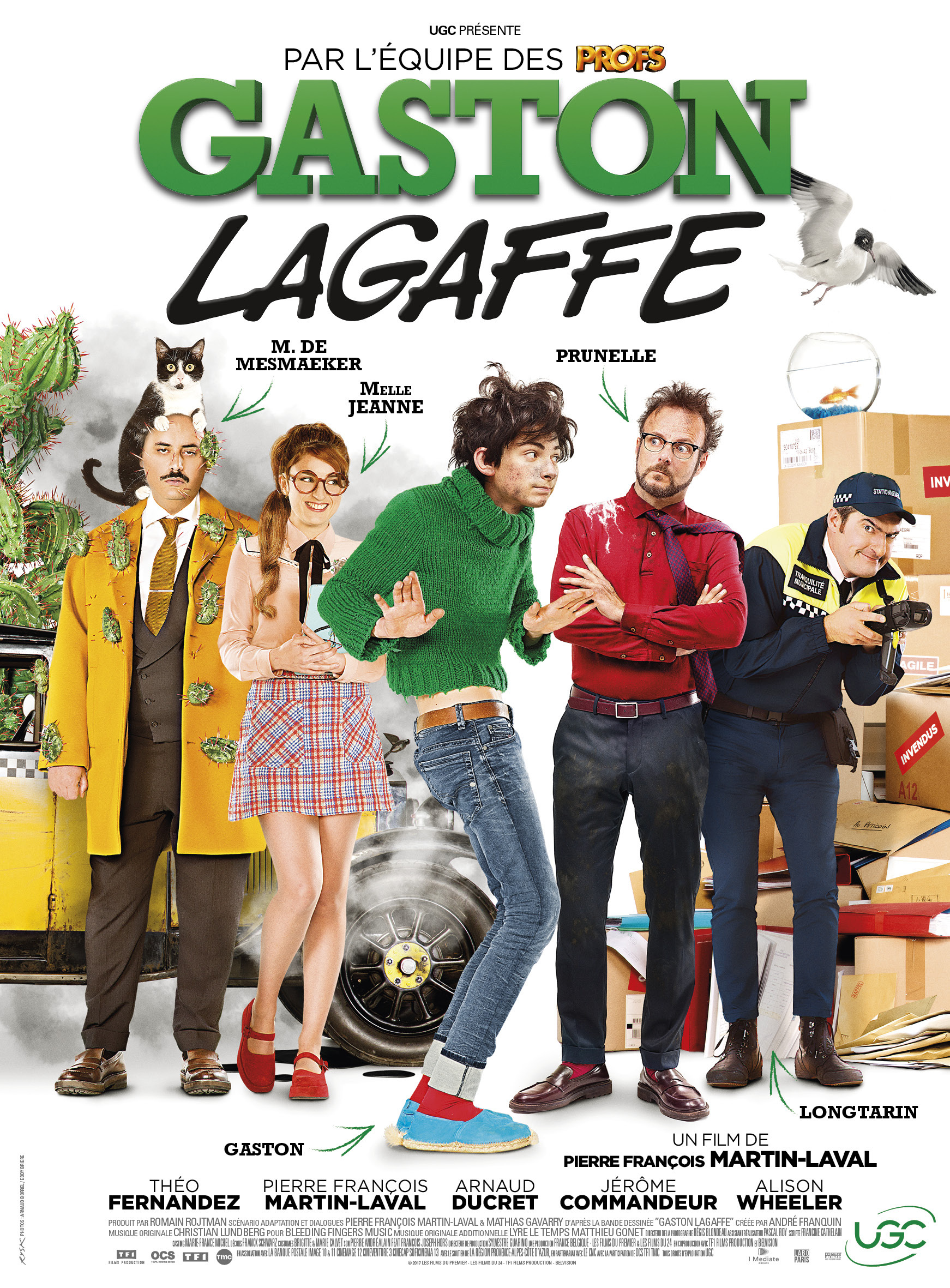 Mega Sized Movie Poster Image for Gaston Lagaffe (#1 of 3)