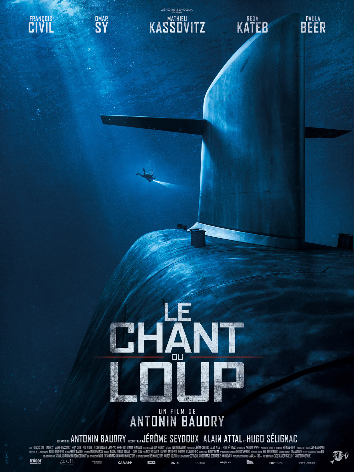 Extra Large Movie Poster Image for Le chant du loup (#1 of 2)