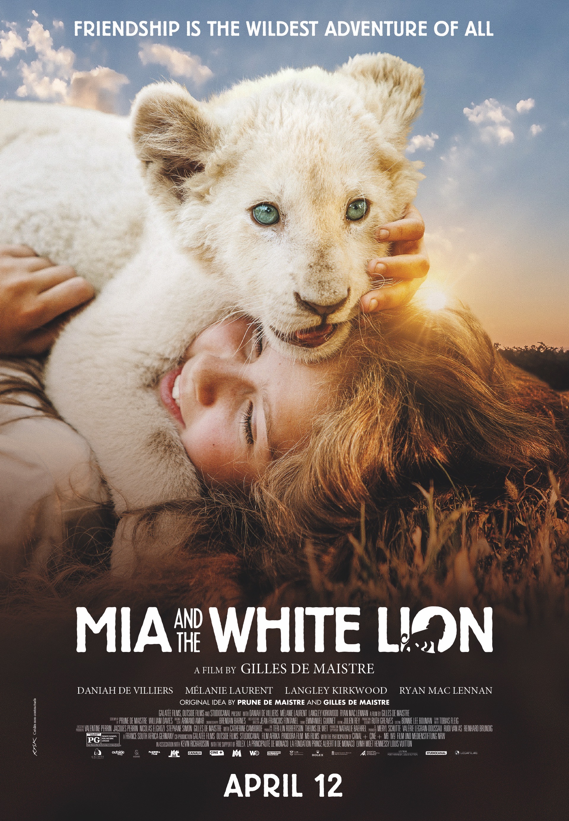 Mega Sized Movie Poster Image for Mia et le lion blanc (#1 of 6)