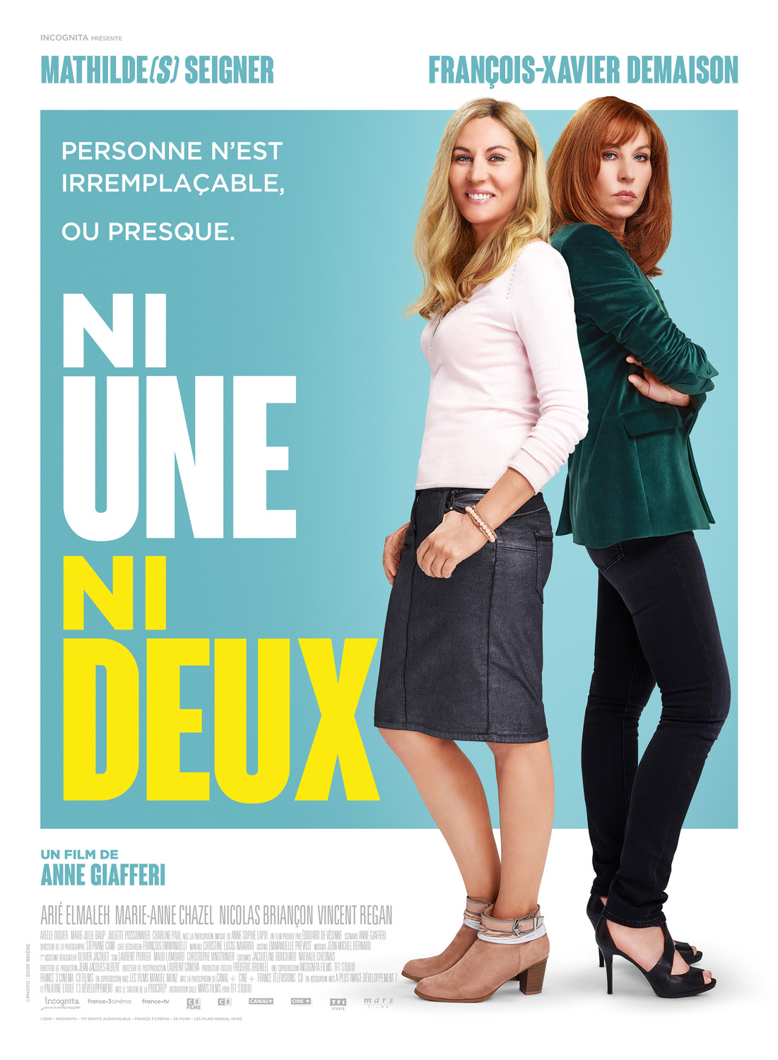 Extra Large Movie Poster Image for Ni une ni deux 