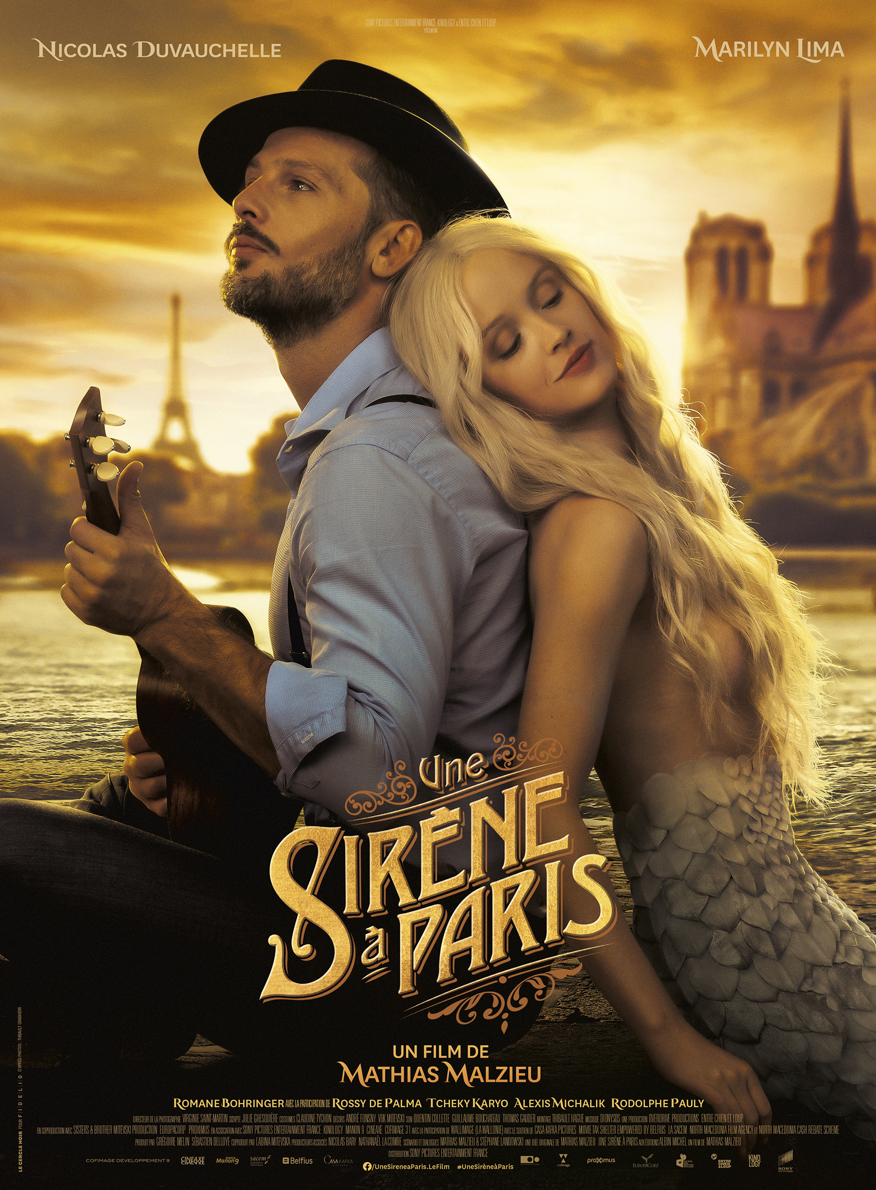 Mega Sized Movie Poster Image for Une sirène à Paris (#2 of 2)
