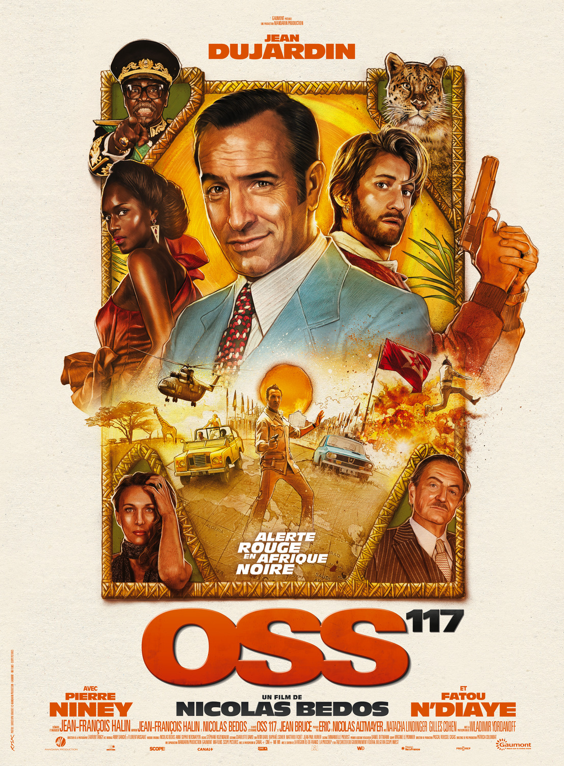 Extra Large Movie Poster Image for OSS 117: Alerte rouge en Afrique noire (#3 of 3)