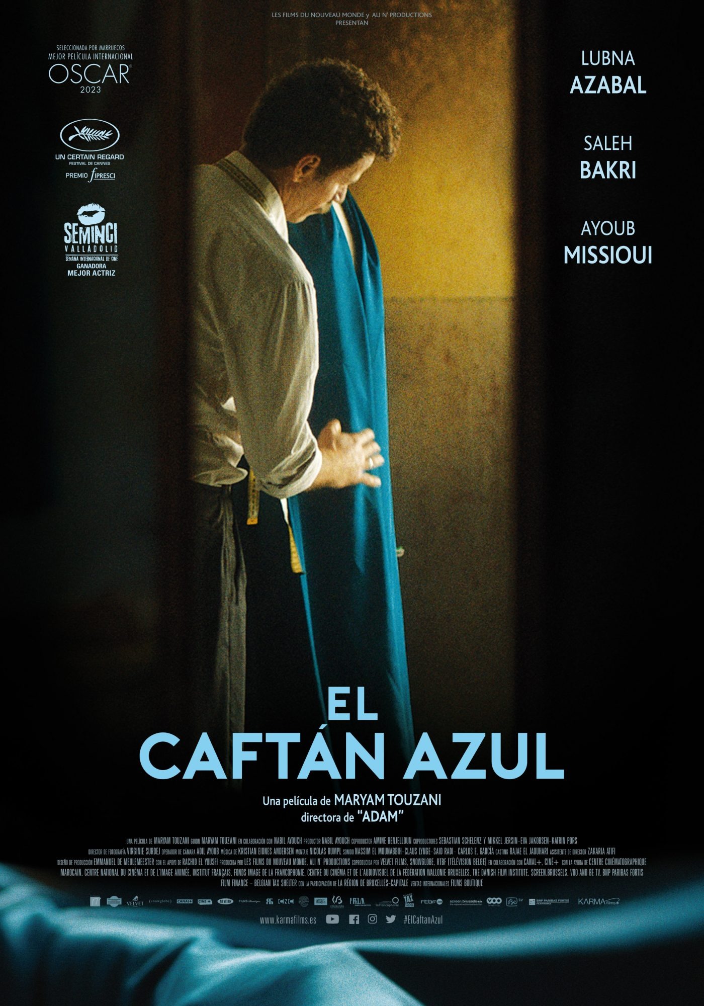 Mega Sized Movie Poster Image for Le bleu du caftan (#1 of 2)