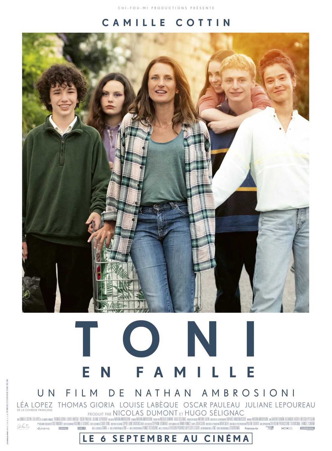 Extra Large Movie Poster Image for Toni, en famille 
