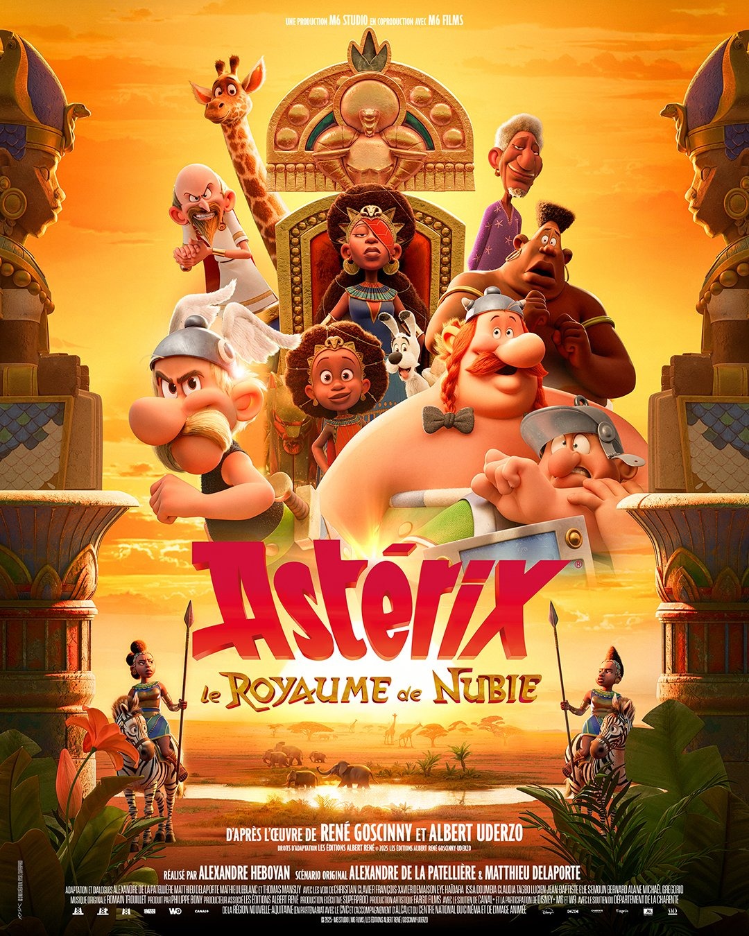 Extra Large Movie Poster Image for Astérix et le Royaume de Nubie (#2 of 2)