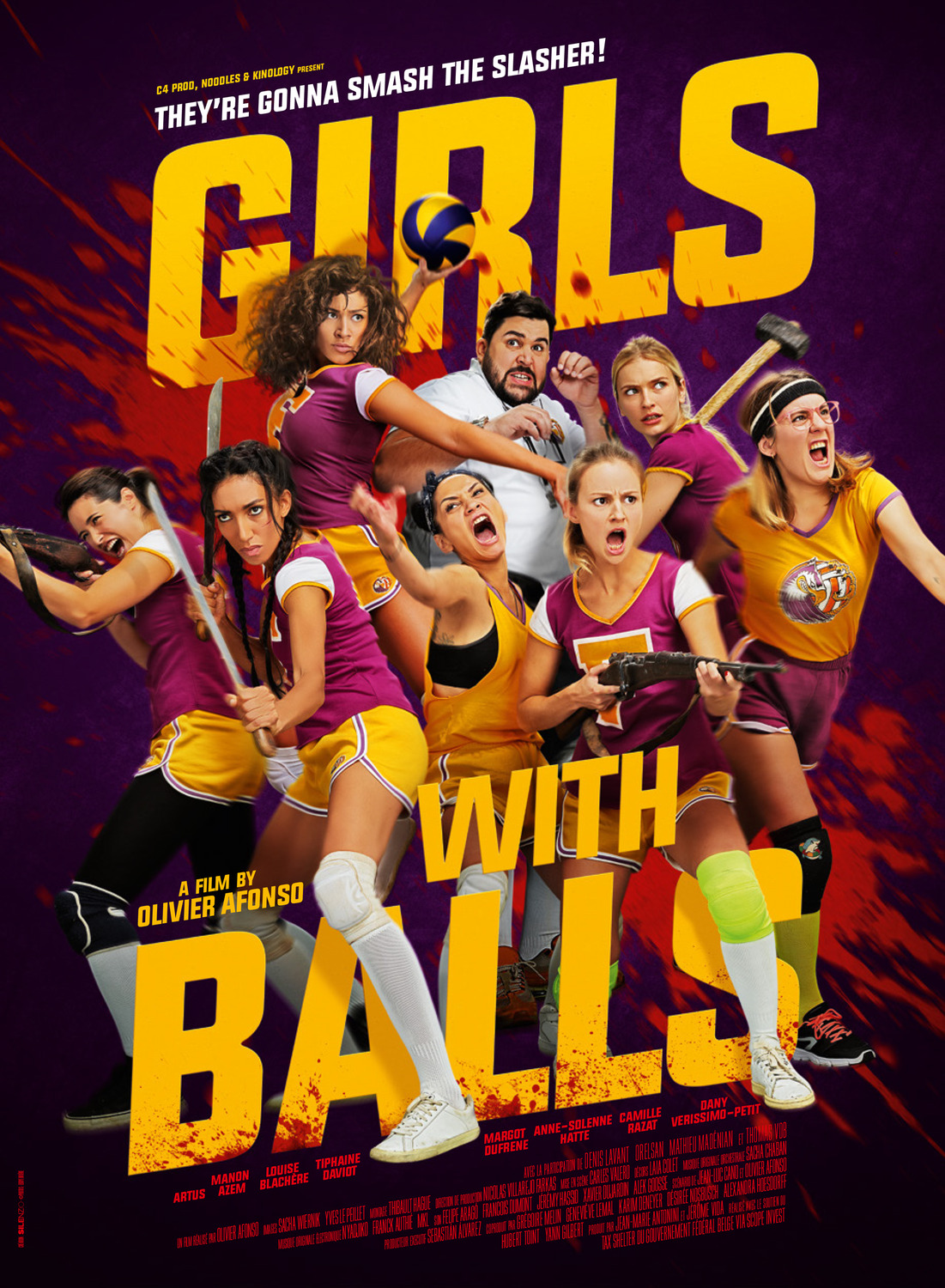 Extra Large Movie Poster Image for Girls with Balls (#2 of 2)