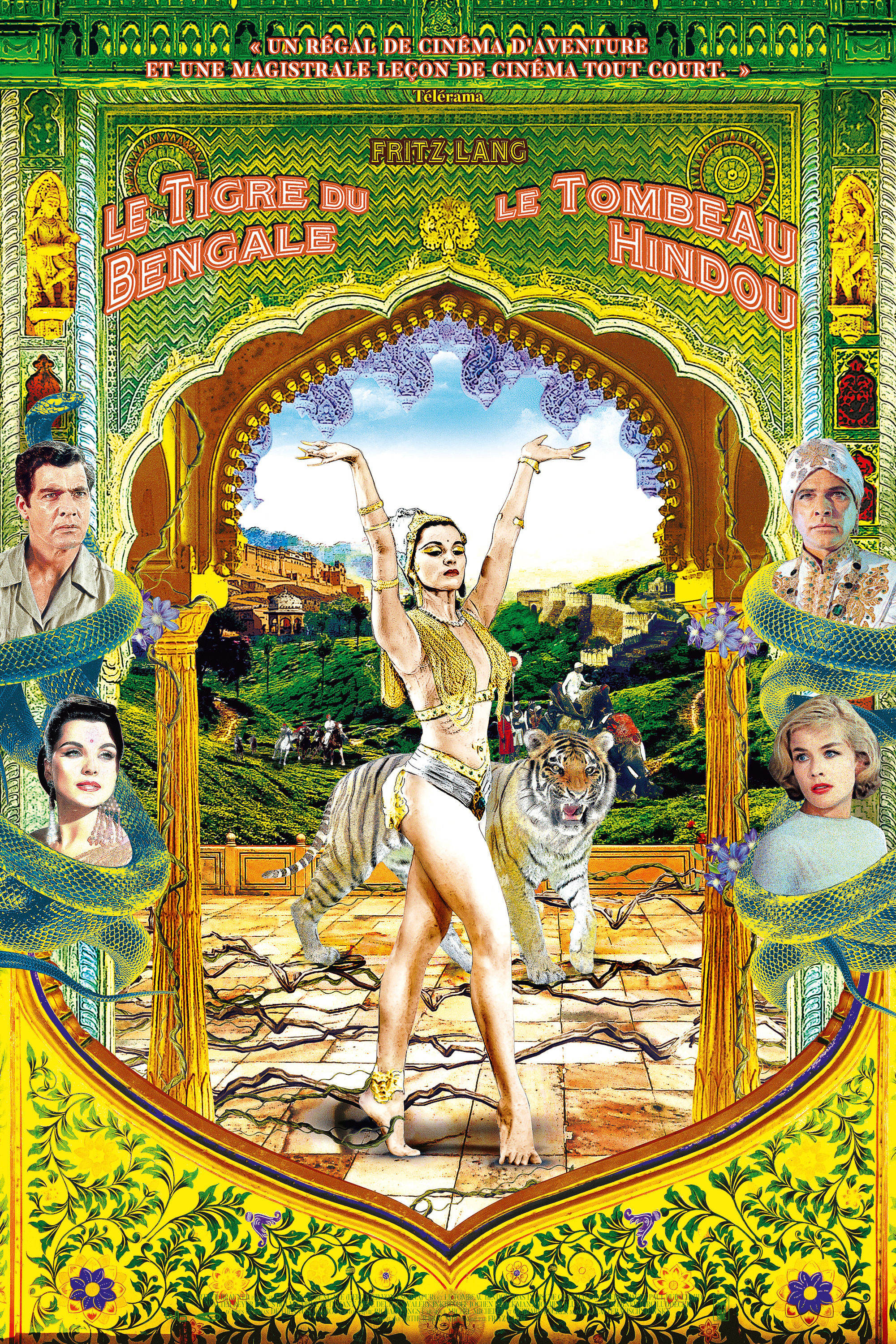 Mega Sized Movie Poster Image for Der Tiger von Eschnapur (#2 of 2)