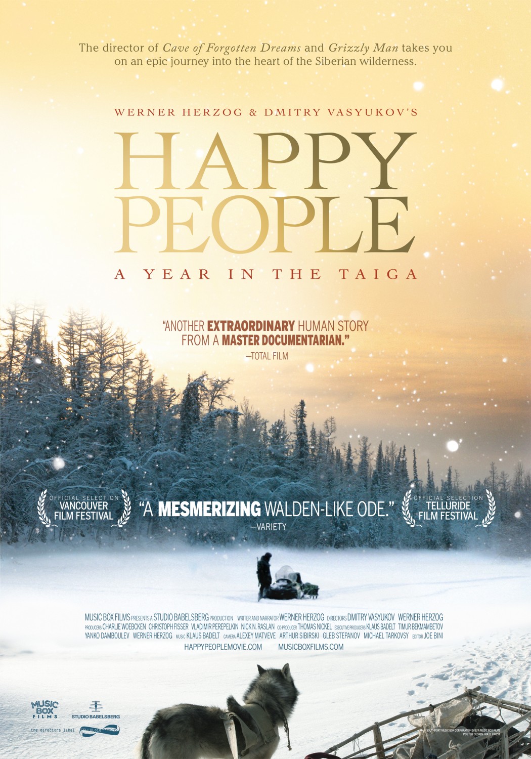 Extra Large Movie Poster Image for Happy People: A Year in the Taiga 