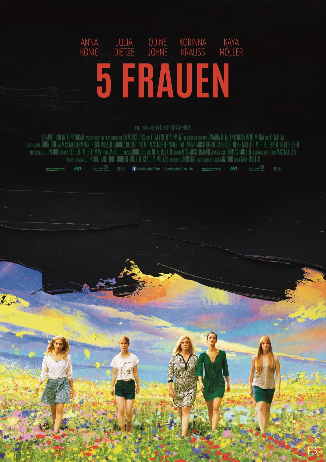 Extra Large Movie Poster Image for 5 Frauen (#2 of 3)
