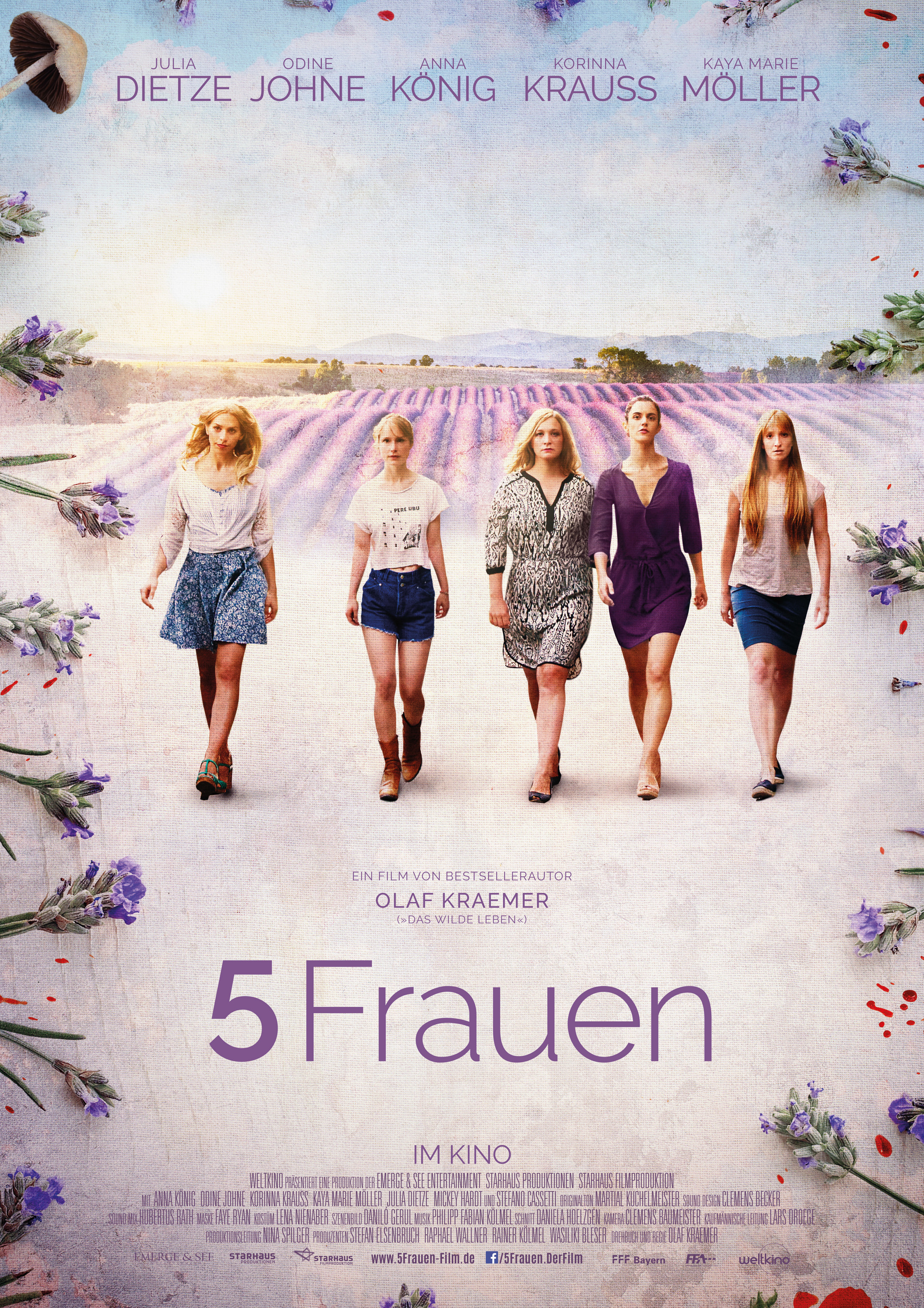 Mega Sized Movie Poster Image for 5 Frauen (#1 of 3)