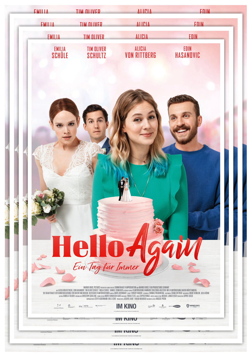 Extra Large Movie Poster Image for Hallo Again 