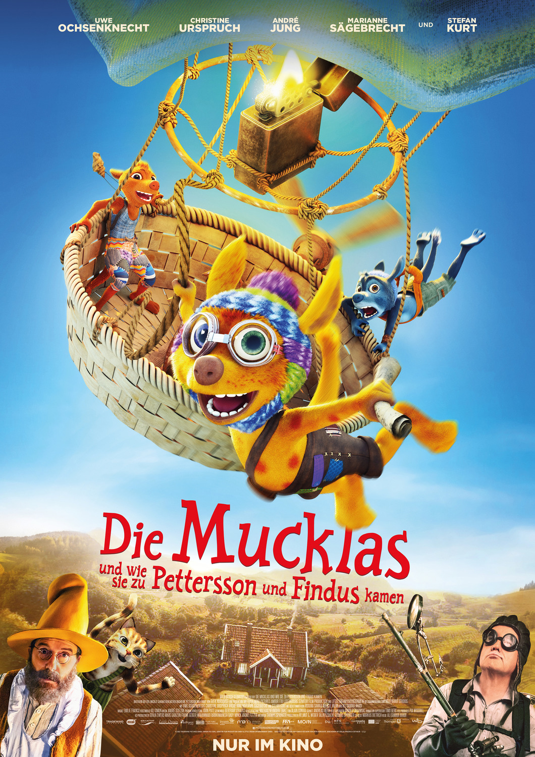Extra Large Movie Poster Image for Die Mucklas ... und wie sie zu Pettersson und Findus kamen 