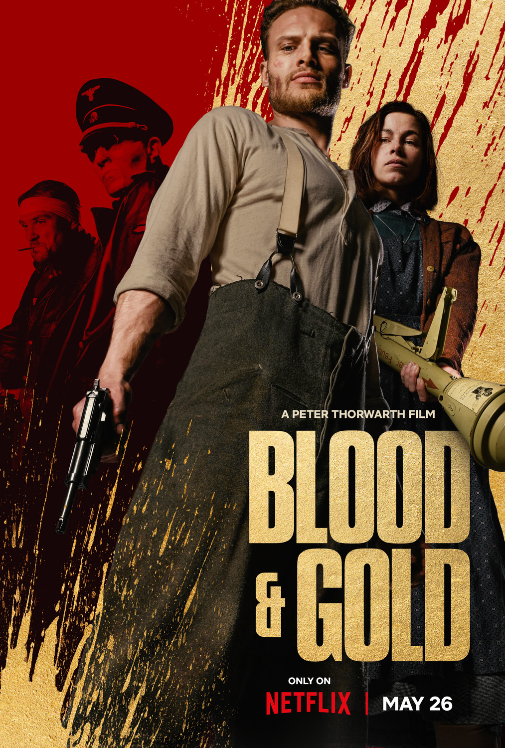 Extra Large Movie Poster Image for Blood & Gold 