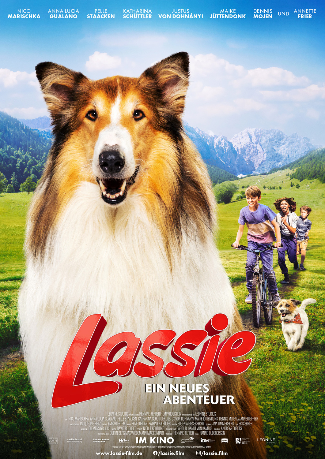 Extra Large Movie Poster Image for Lassie - Ein neues Abenteuer 