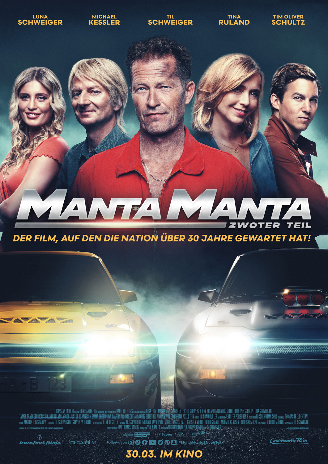 Extra Large Movie Poster Image for Manta, Manta - Zwoter Teil (#5 of 5)