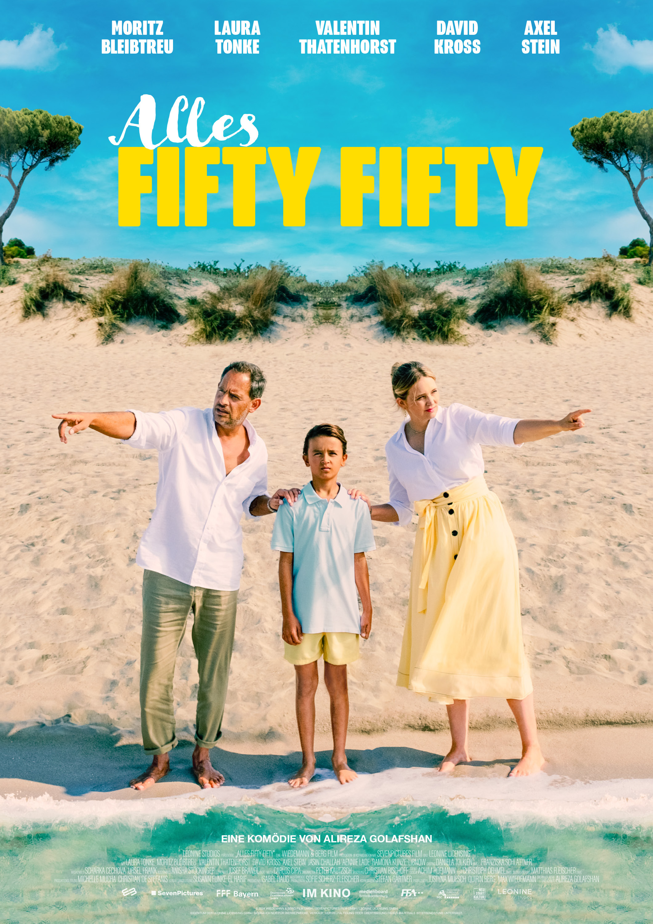 Mega Sized Movie Poster Image for Alles Fifty Fifty 