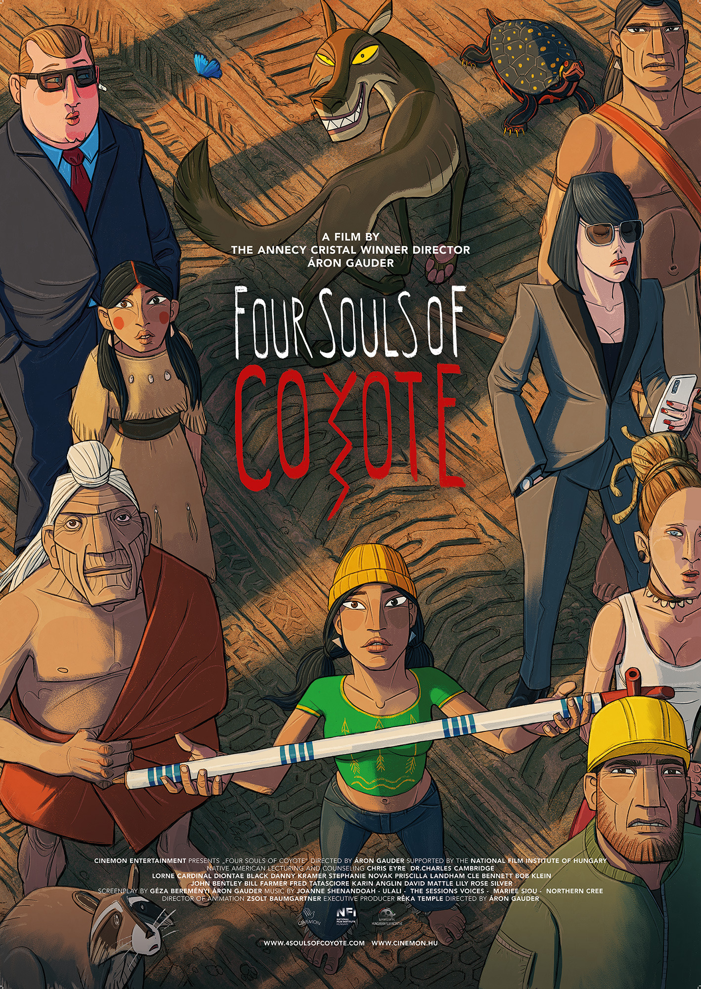 Mega Sized Movie Poster Image for Four Souls of Coyote 
