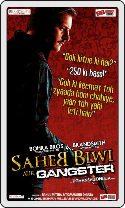 Saheb Biwi Aur Gangster Movie Poster