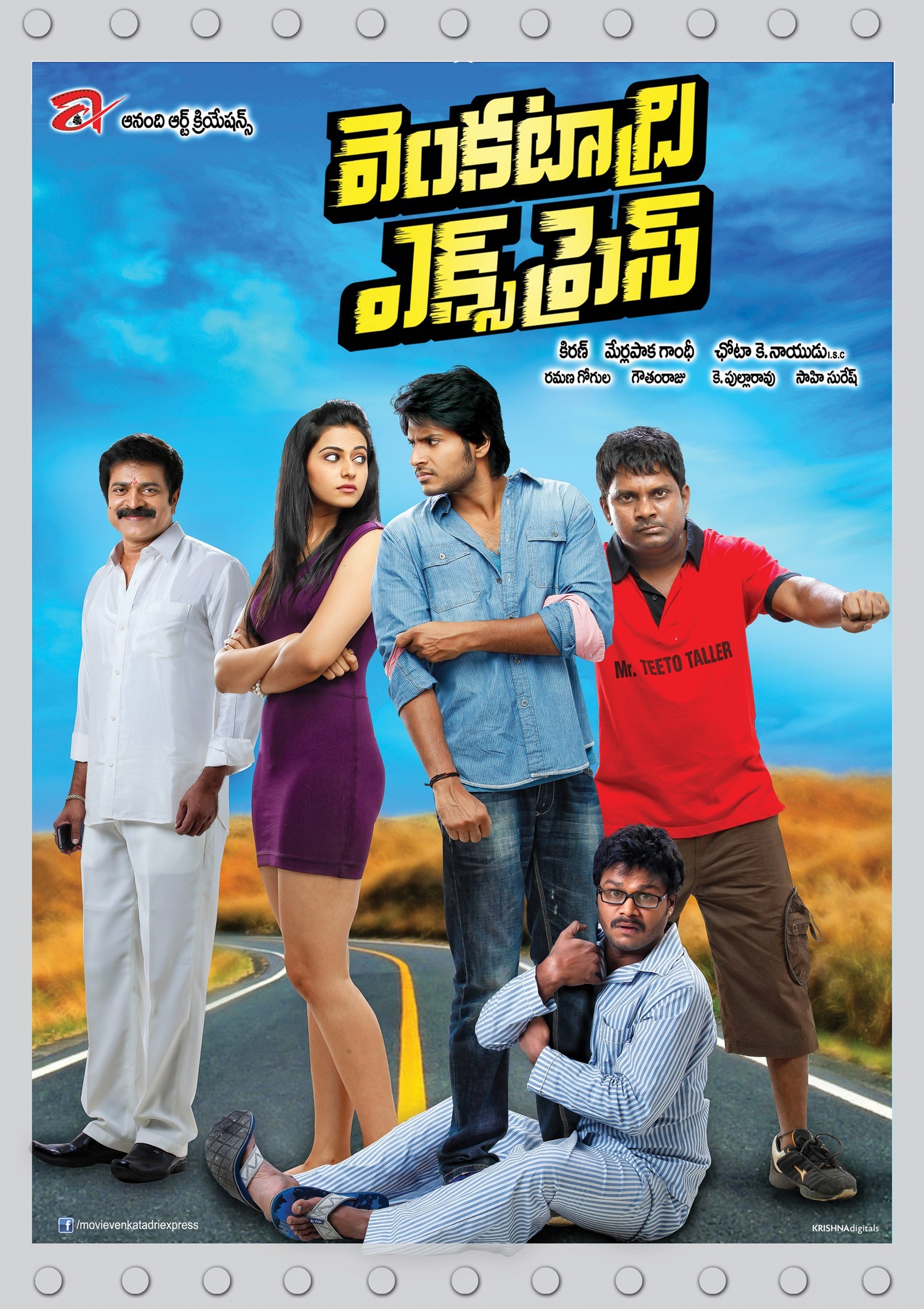 Mega Sized Movie Poster Image for Venkatadri Express (#4 of 17)