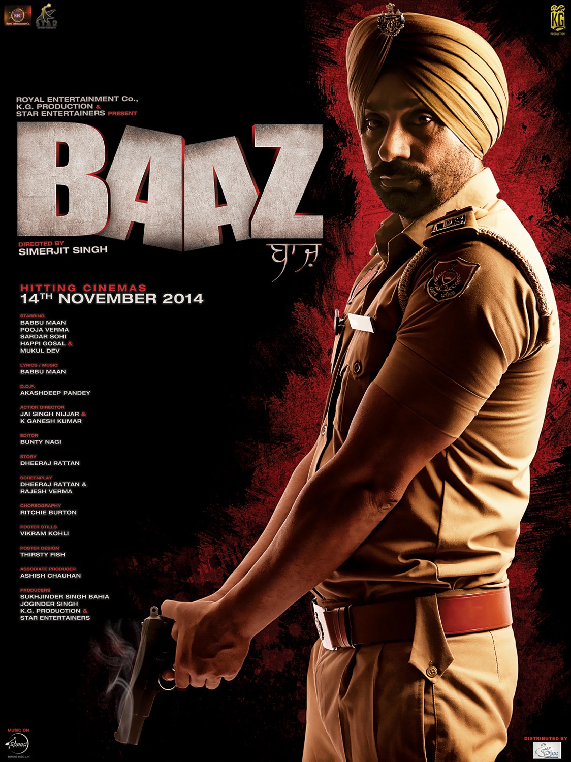 Extra Large Movie Poster Image for Baaz (#3 of 4)
