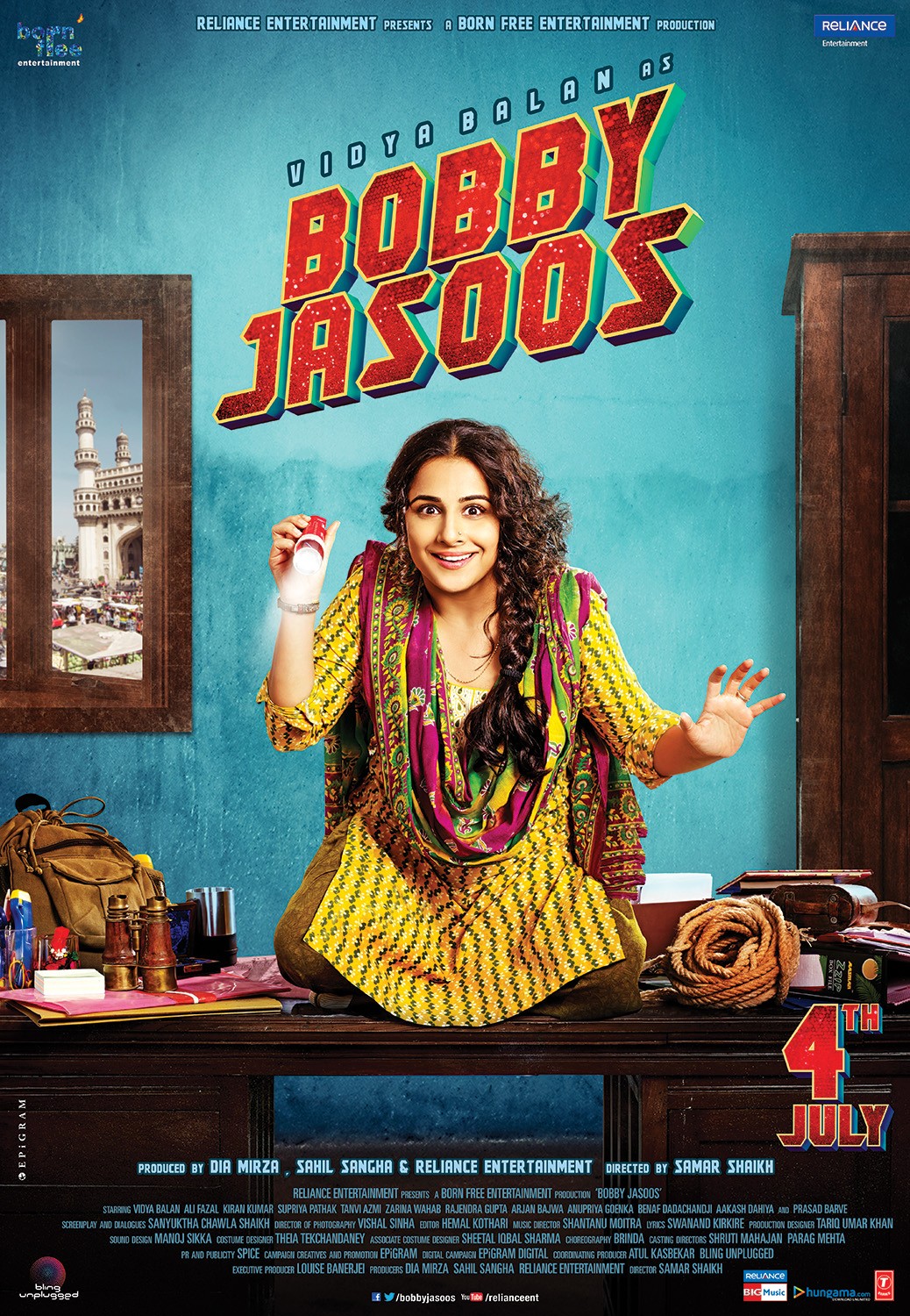 Extra Large Movie Poster Image for Bobby Jasoos (#3 of 6)