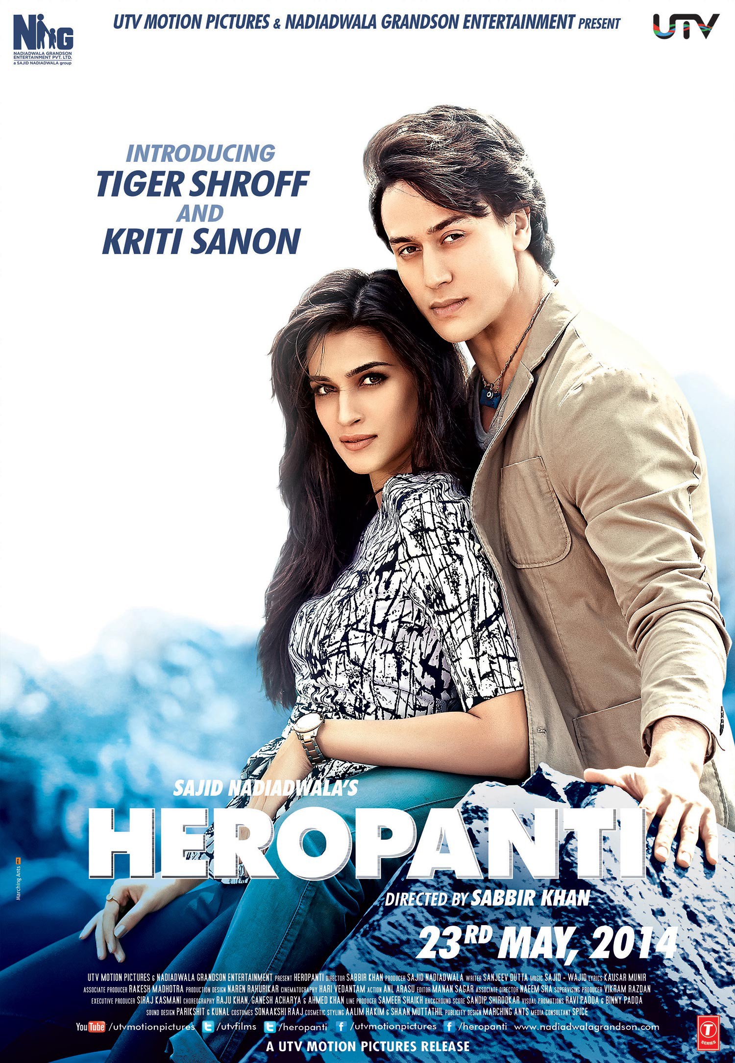 Mega Sized Movie Poster Image for Heropanti (#4 of 6)