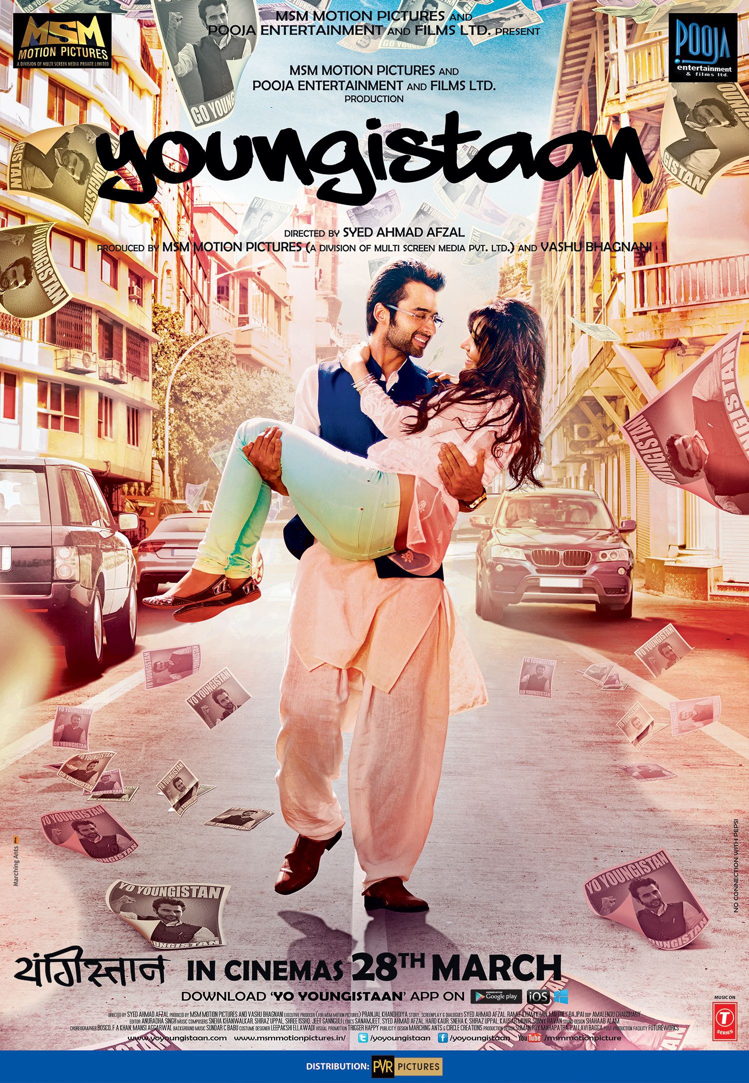 Mega Sized Movie Poster Image for Youngistaan (#2 of 6)