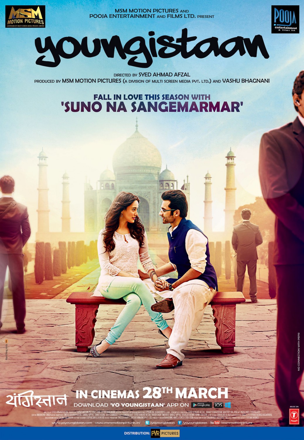 Extra Large Movie Poster Image for Youngistaan (#1 of 6)
