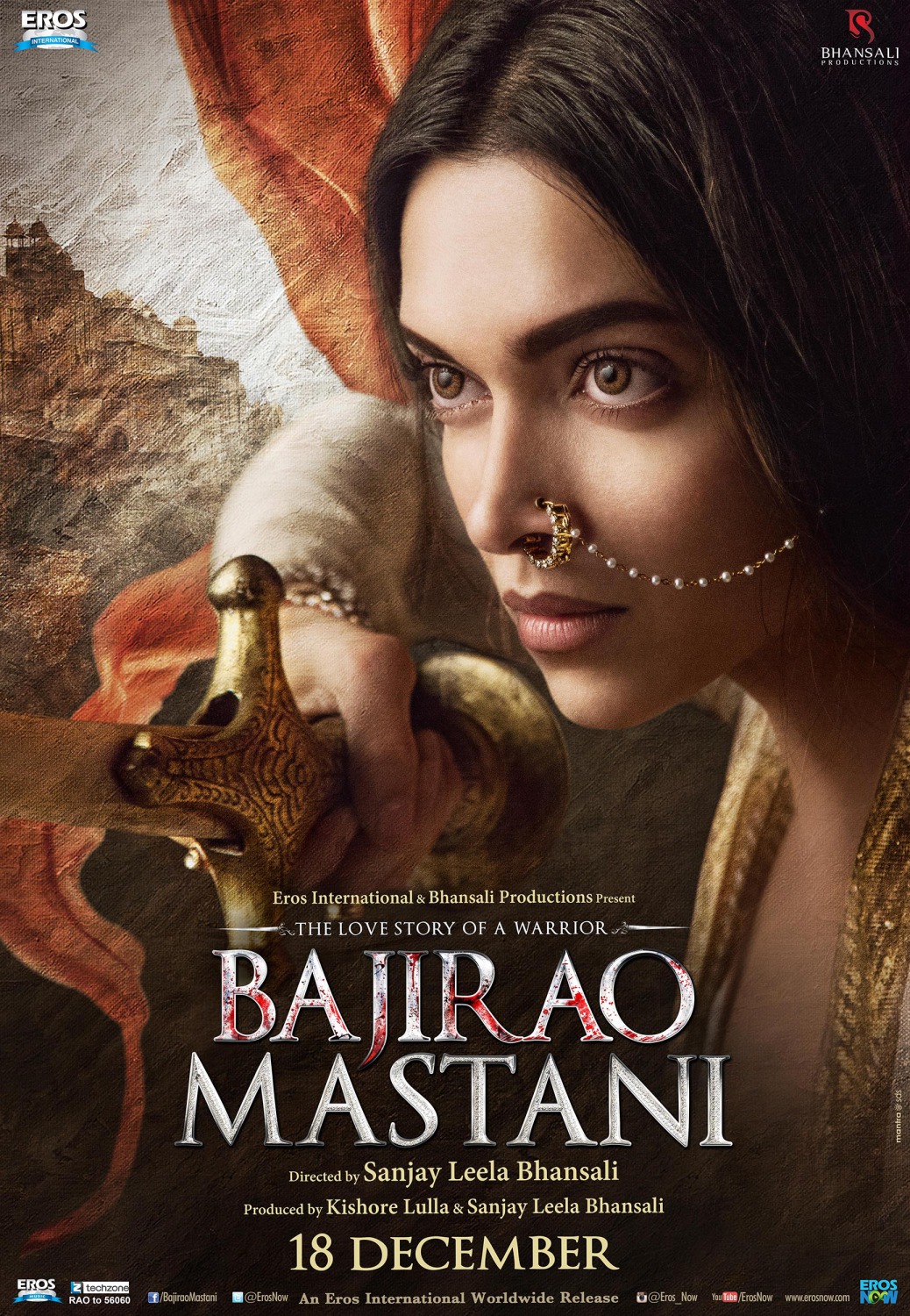 Extra Large Movie Poster Image for Bajirao Mastani (#11 of 12)