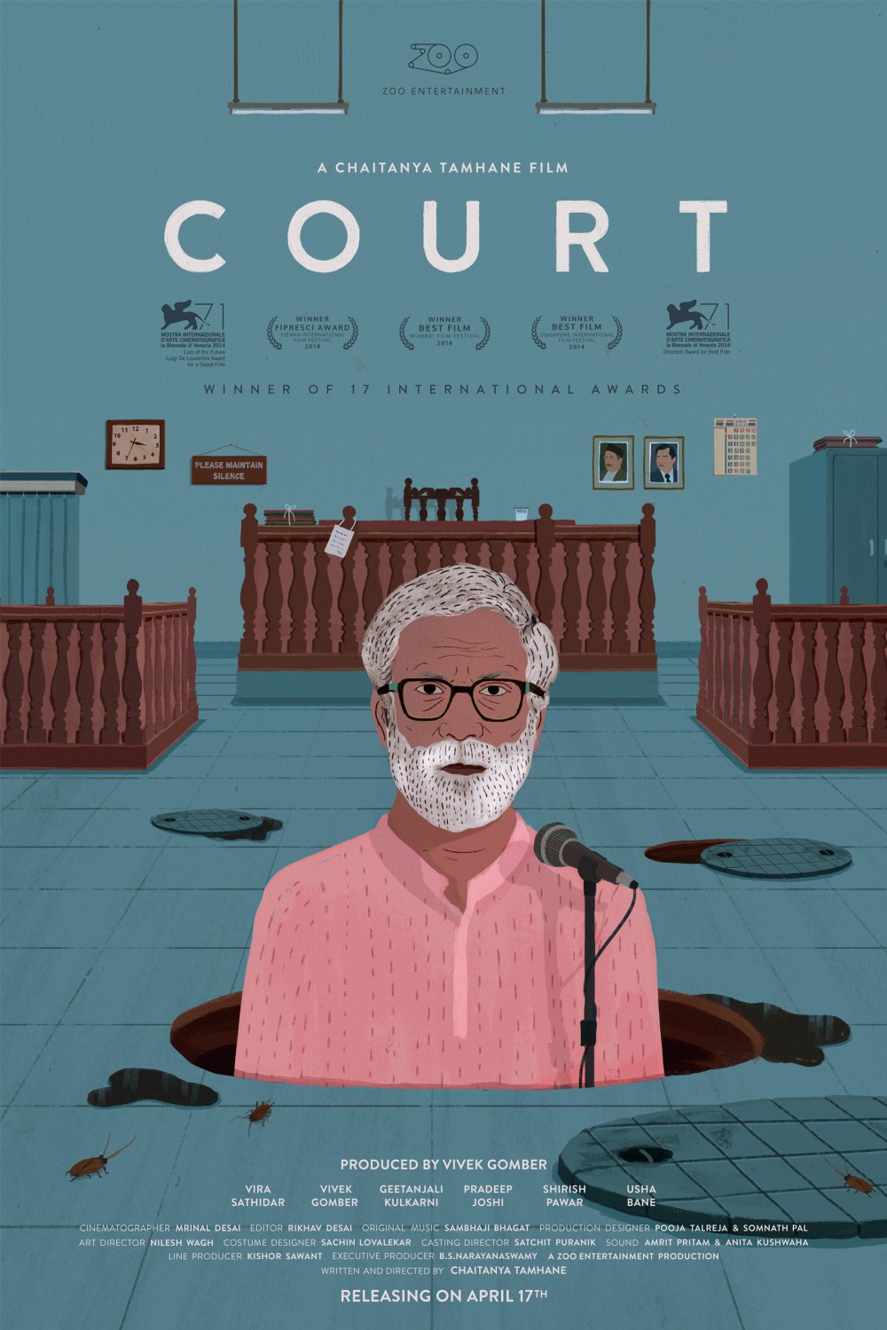 Extra Large Movie Poster Image for Court 