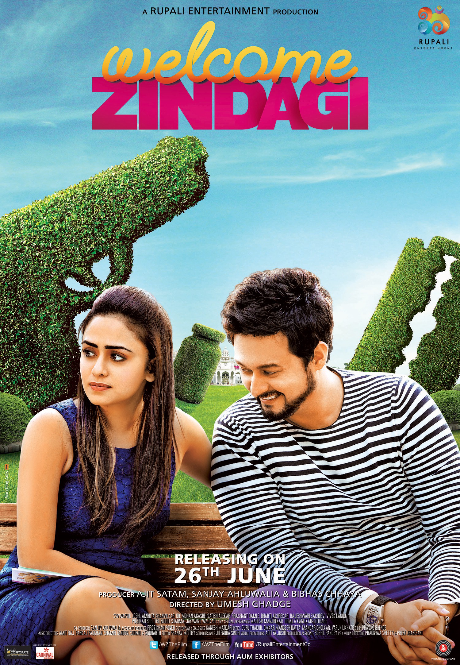 Mega Sized Movie Poster Image for Welcome Zindagi (#2 of 4)