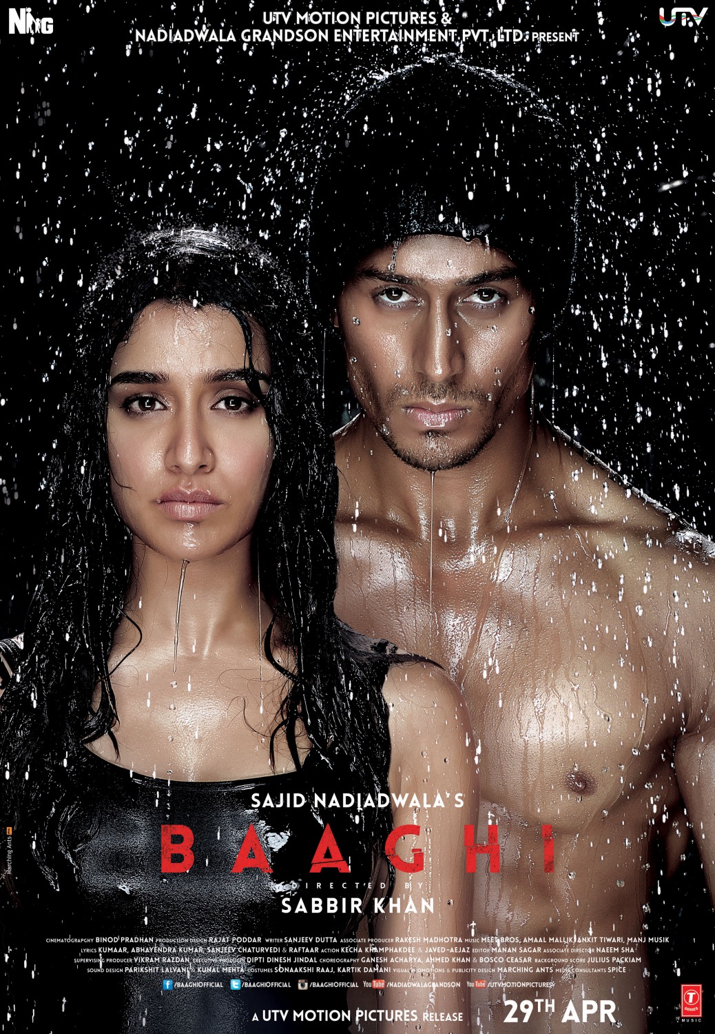 Extra Large Movie Poster Image for Baaghi (#3 of 7)