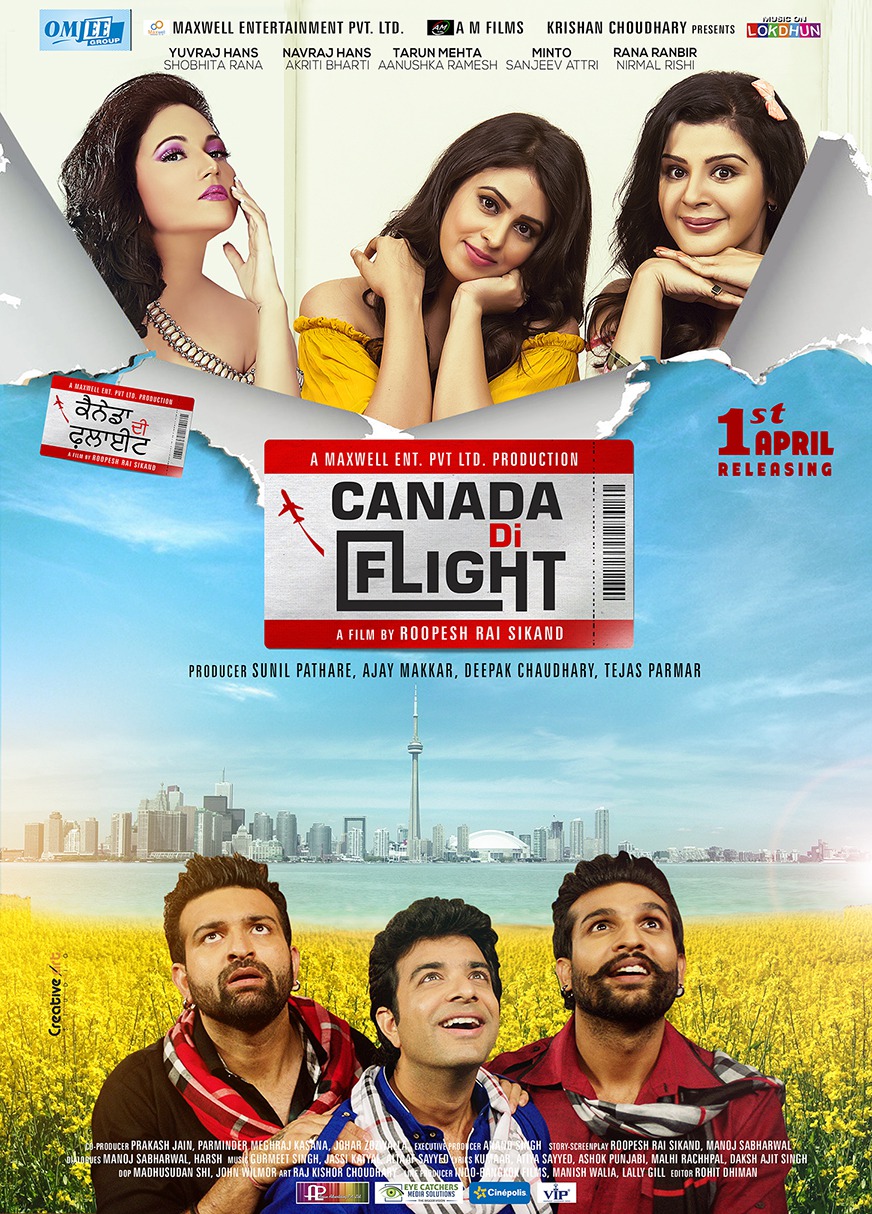 Extra Large Movie Poster Image for Canada Di Flight (#2 of 4)