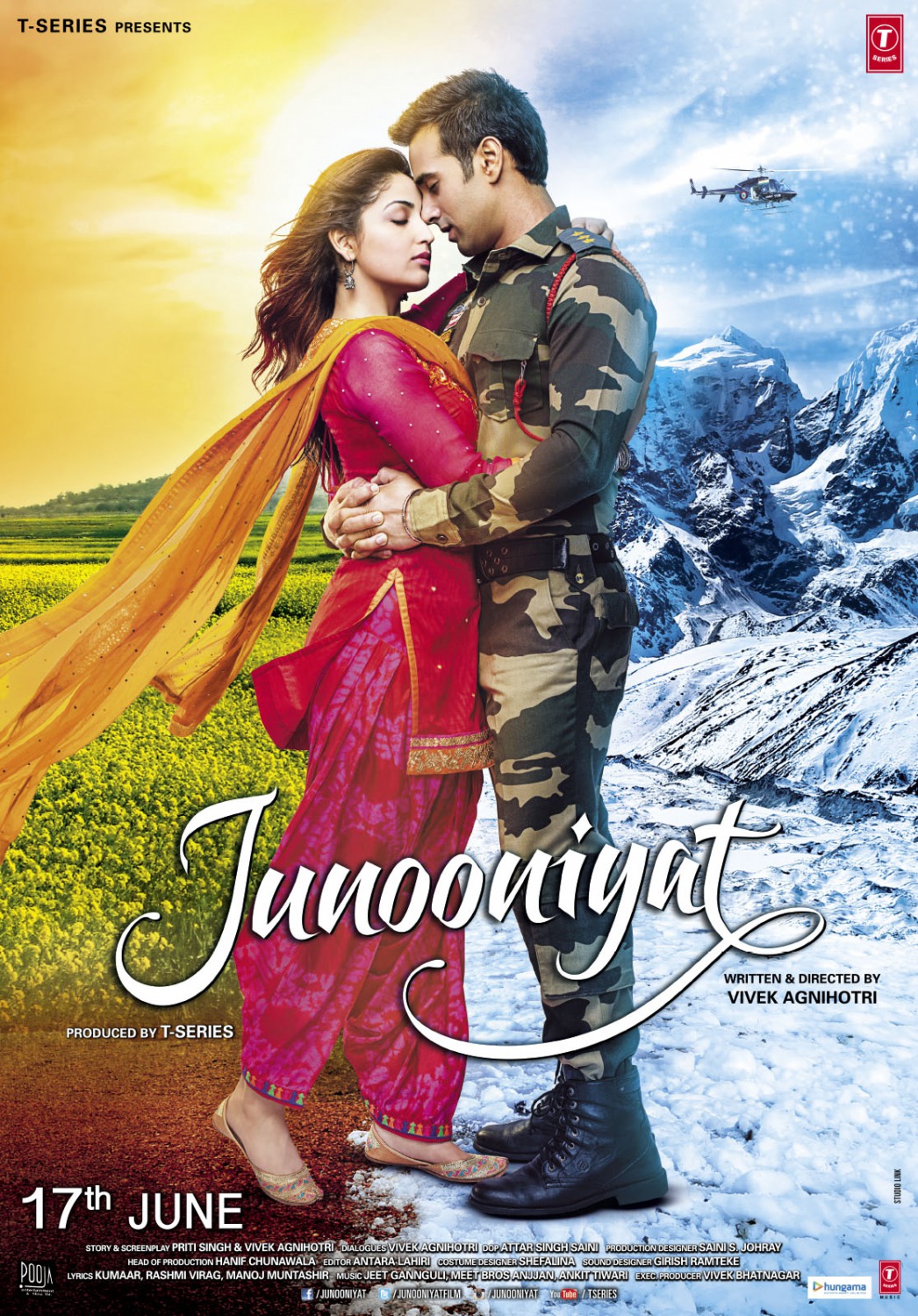 Extra Large Movie Poster Image for Junooniyat (#1 of 3)