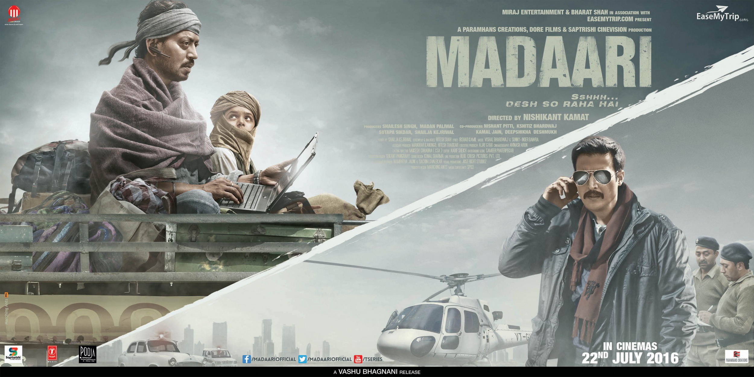Mega Sized Movie Poster Image for Madaari (#2 of 5)