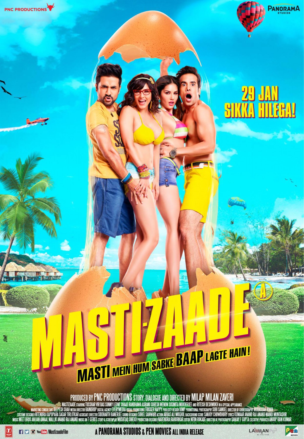 Extra Large Movie Poster Image for Mastizaade (#2 of 2)