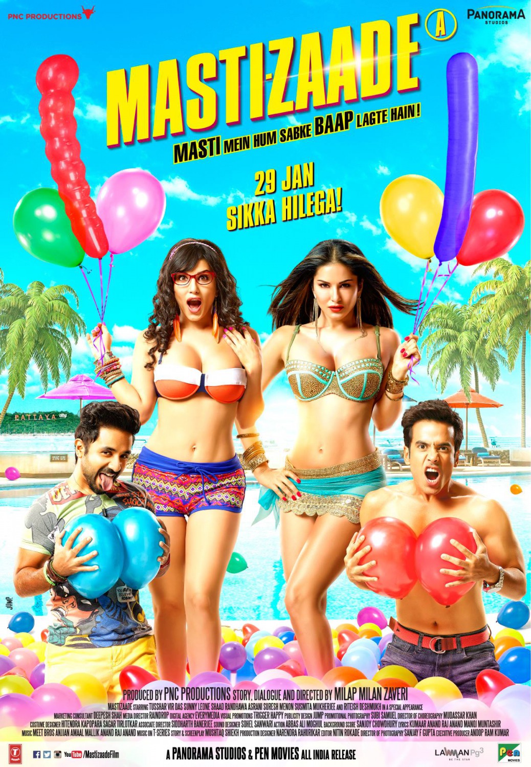 Extra Large Movie Poster Image for Mastizaade (#1 of 2)