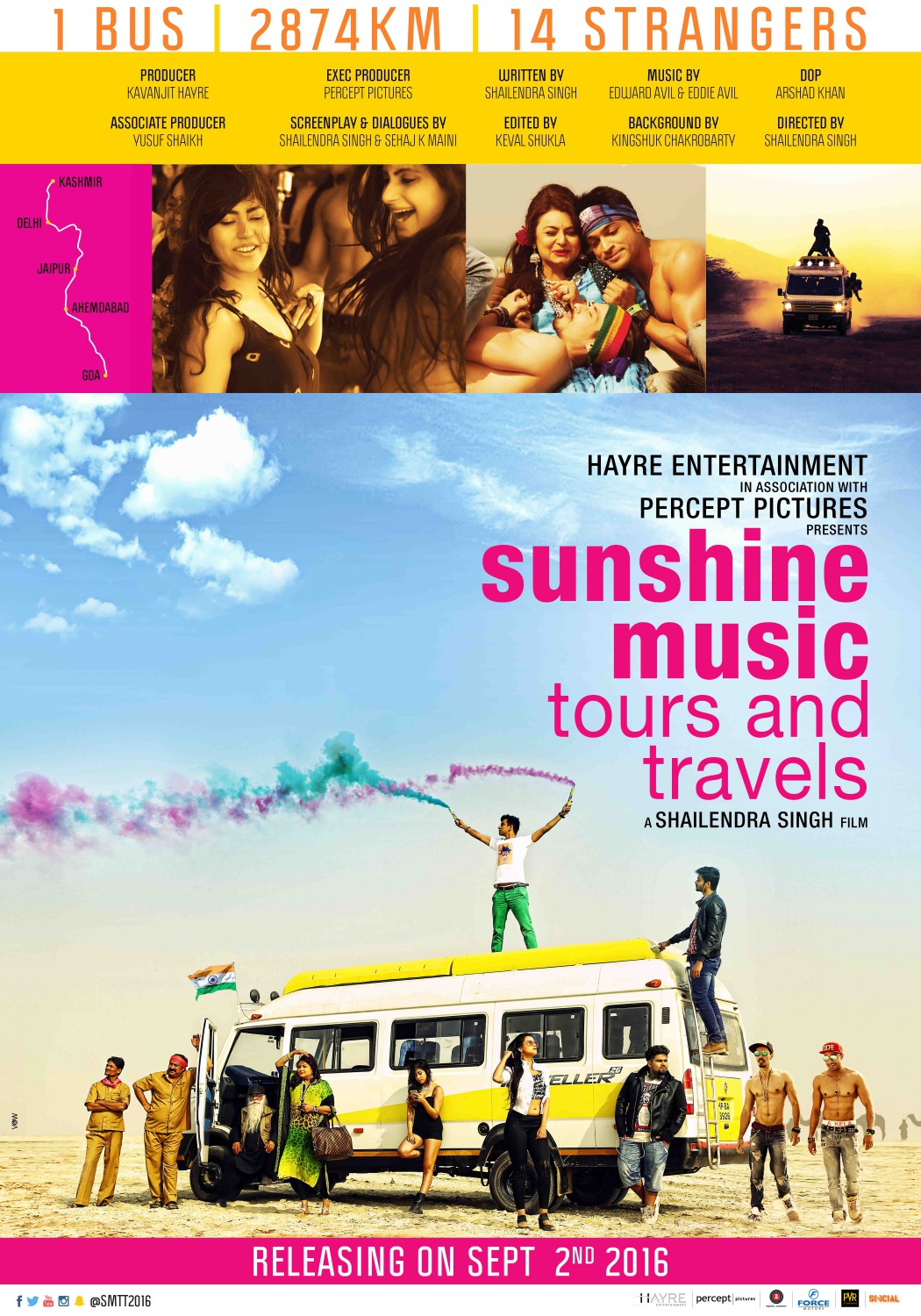 Extra Large Movie Poster Image for Sunshine Music Tours & Travels (#1 of 4)