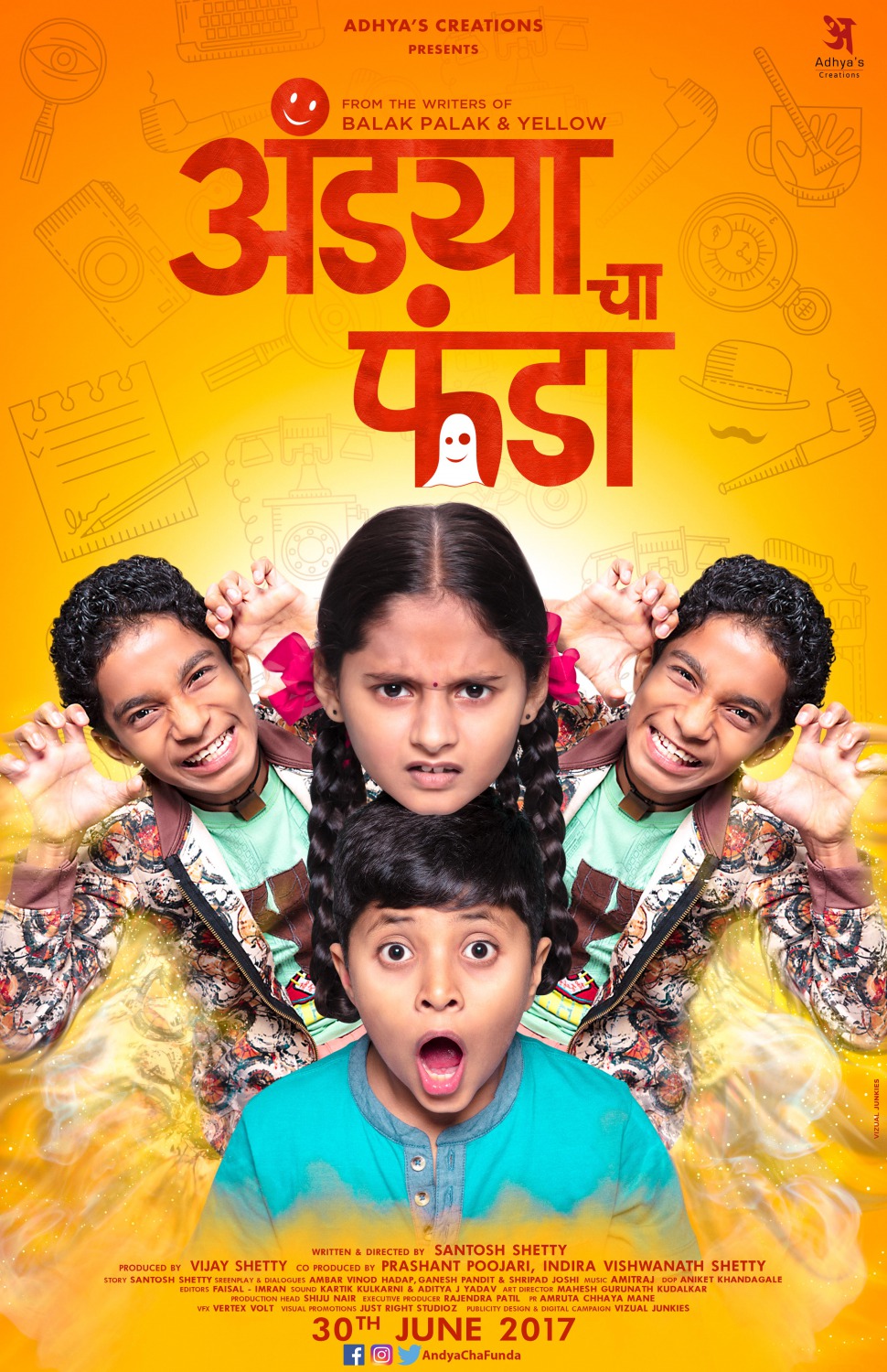 Extra Large Movie Poster Image for Andya Cha Funda (#3 of 4)