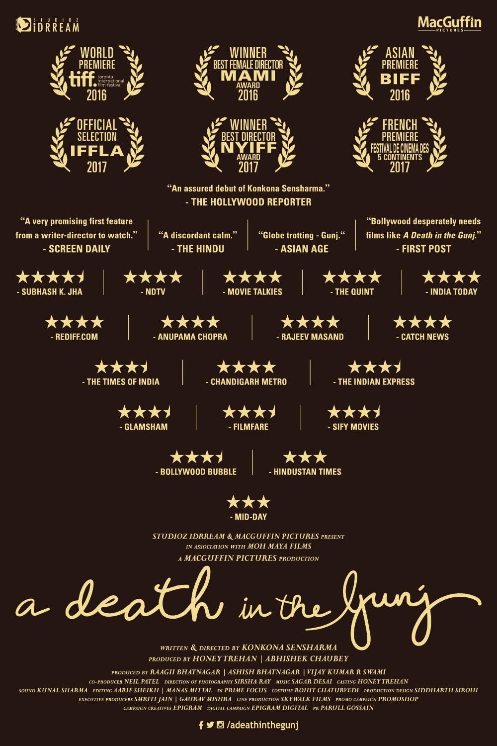 Extra Large Movie Poster Image for A Death in the Gunj (#4 of 4)