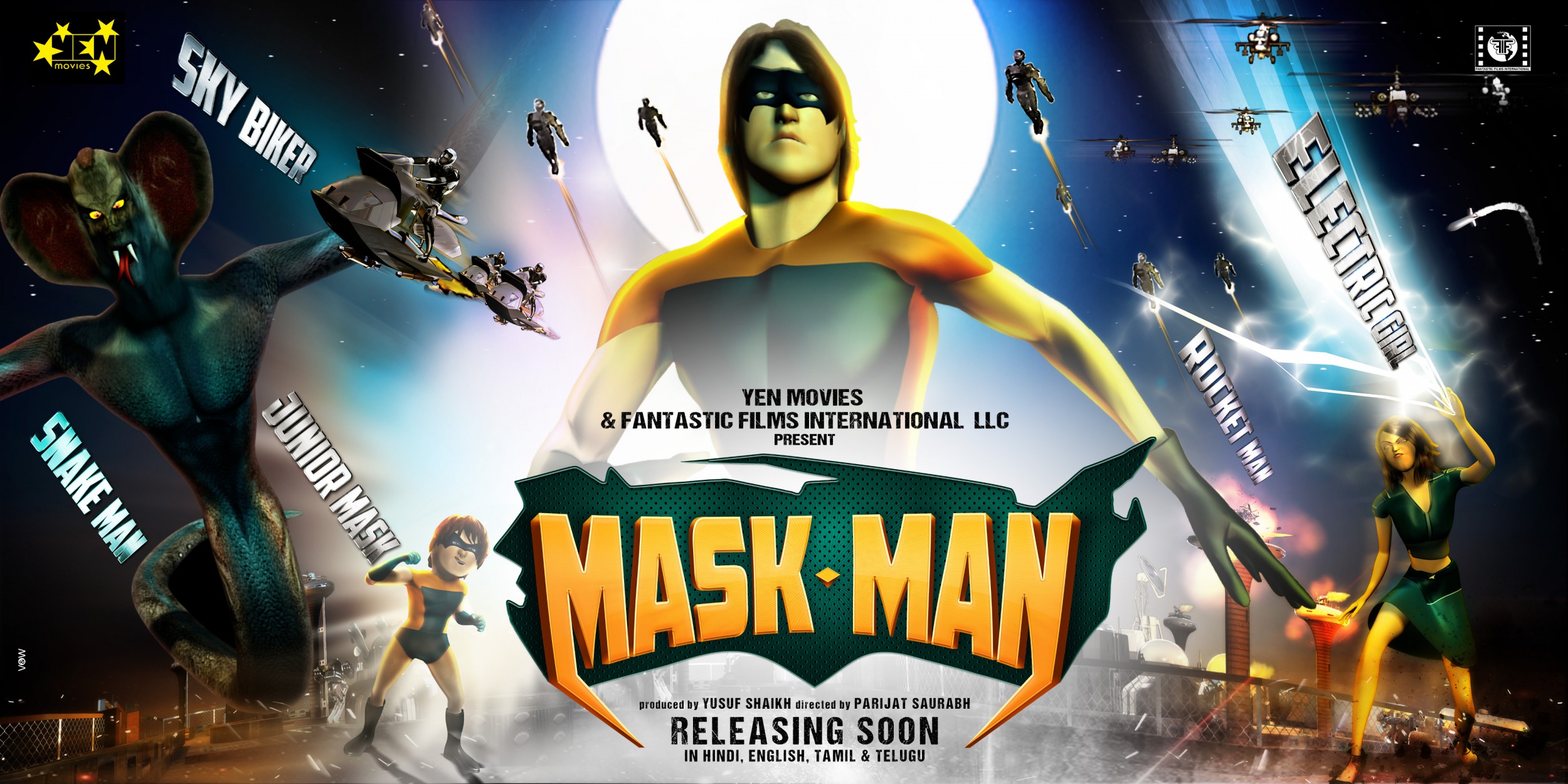 Mega Sized Movie Poster Image for Mask-Man (#2 of 2)