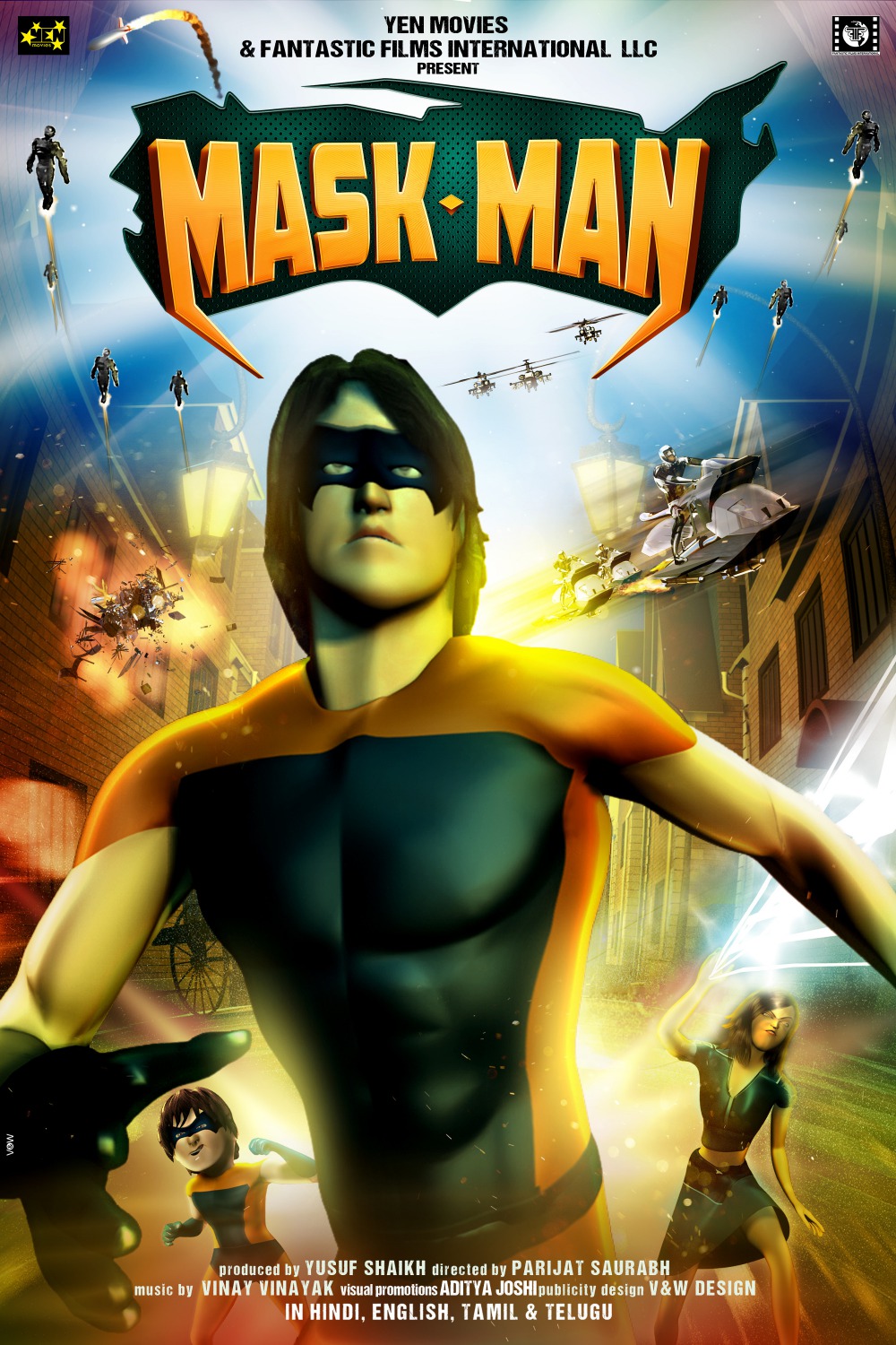 Extra Large Movie Poster Image for Mask-Man (#1 of 2)