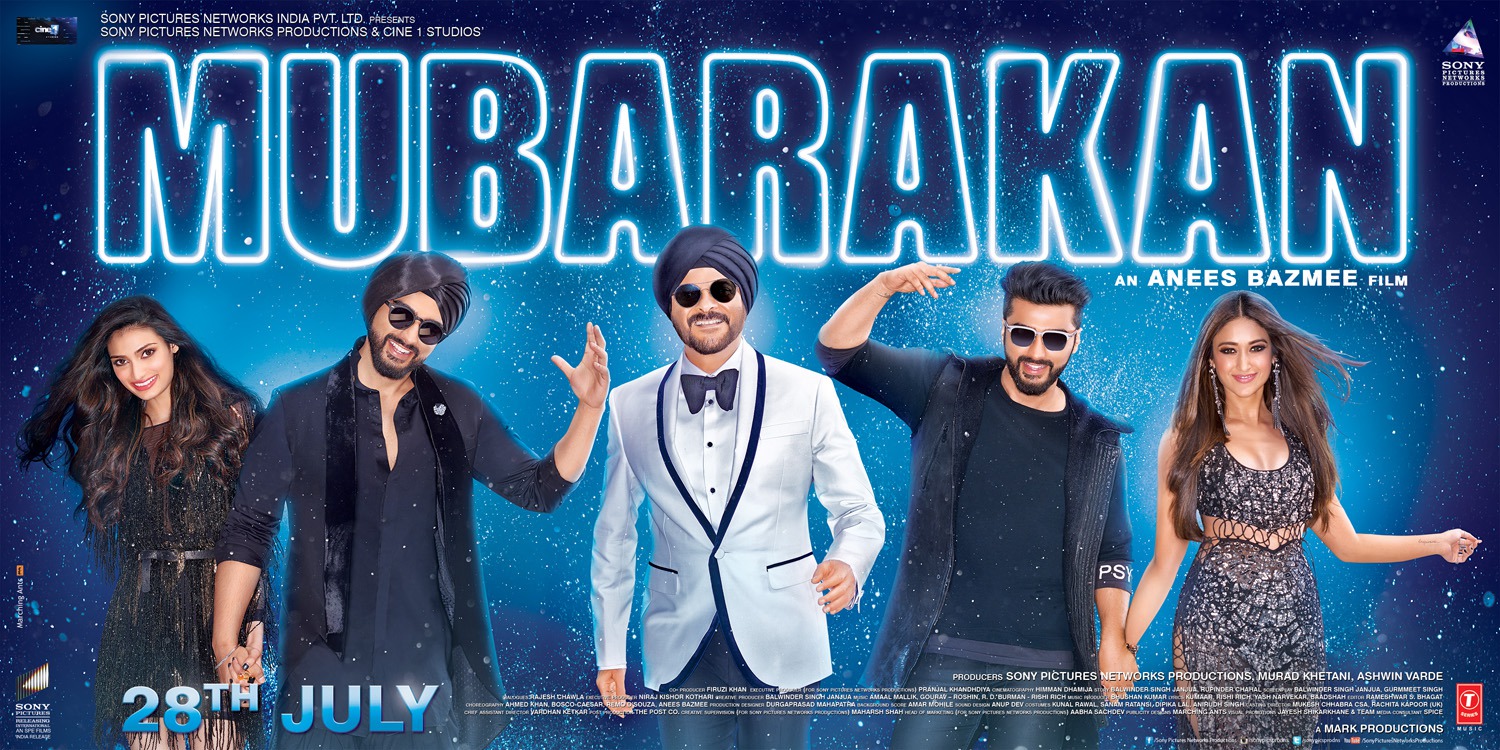 Extra Large Movie Poster Image for Mubarakan (#7 of 8)
