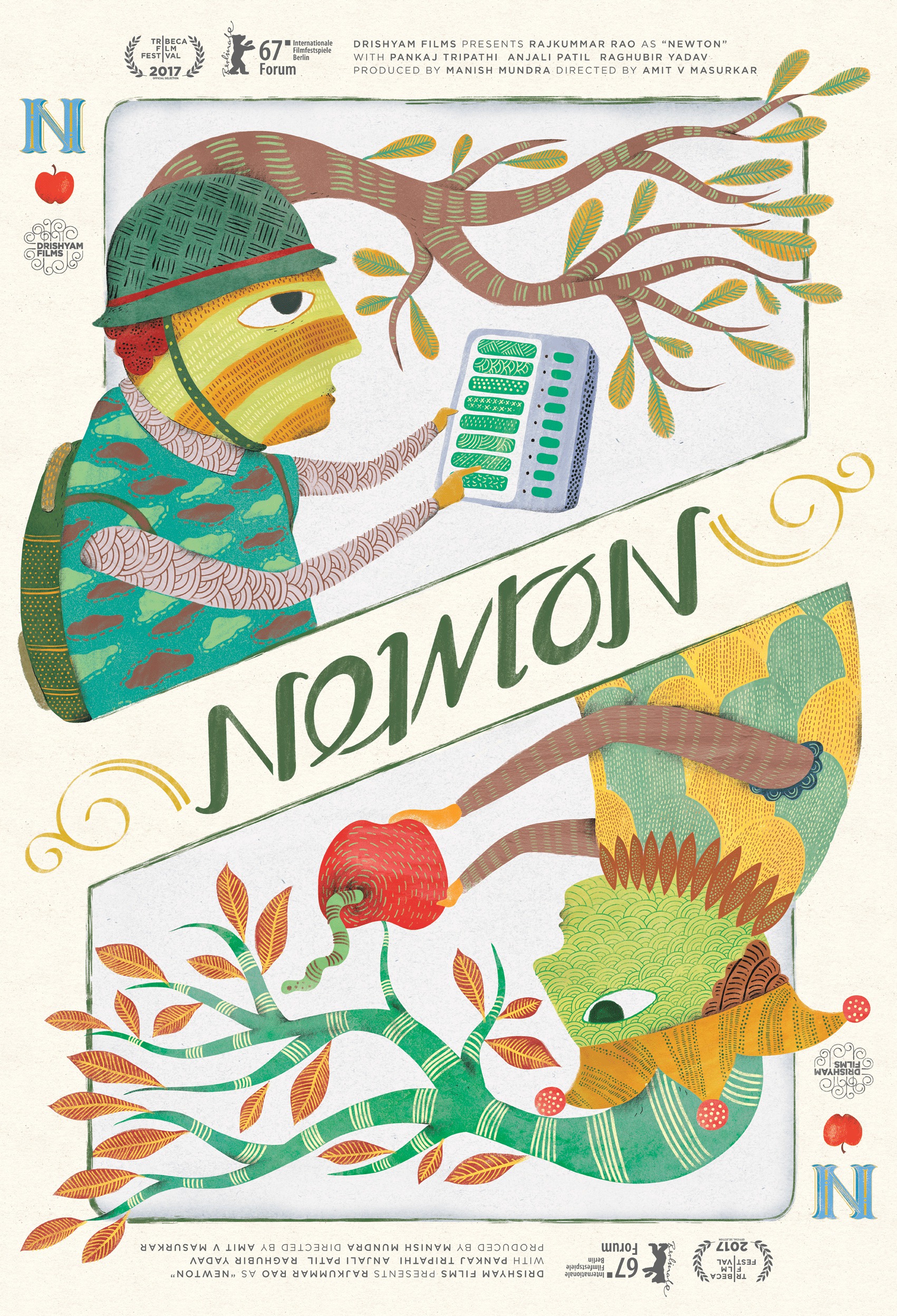 Mega Sized Movie Poster Image for Newton (#2 of 4)