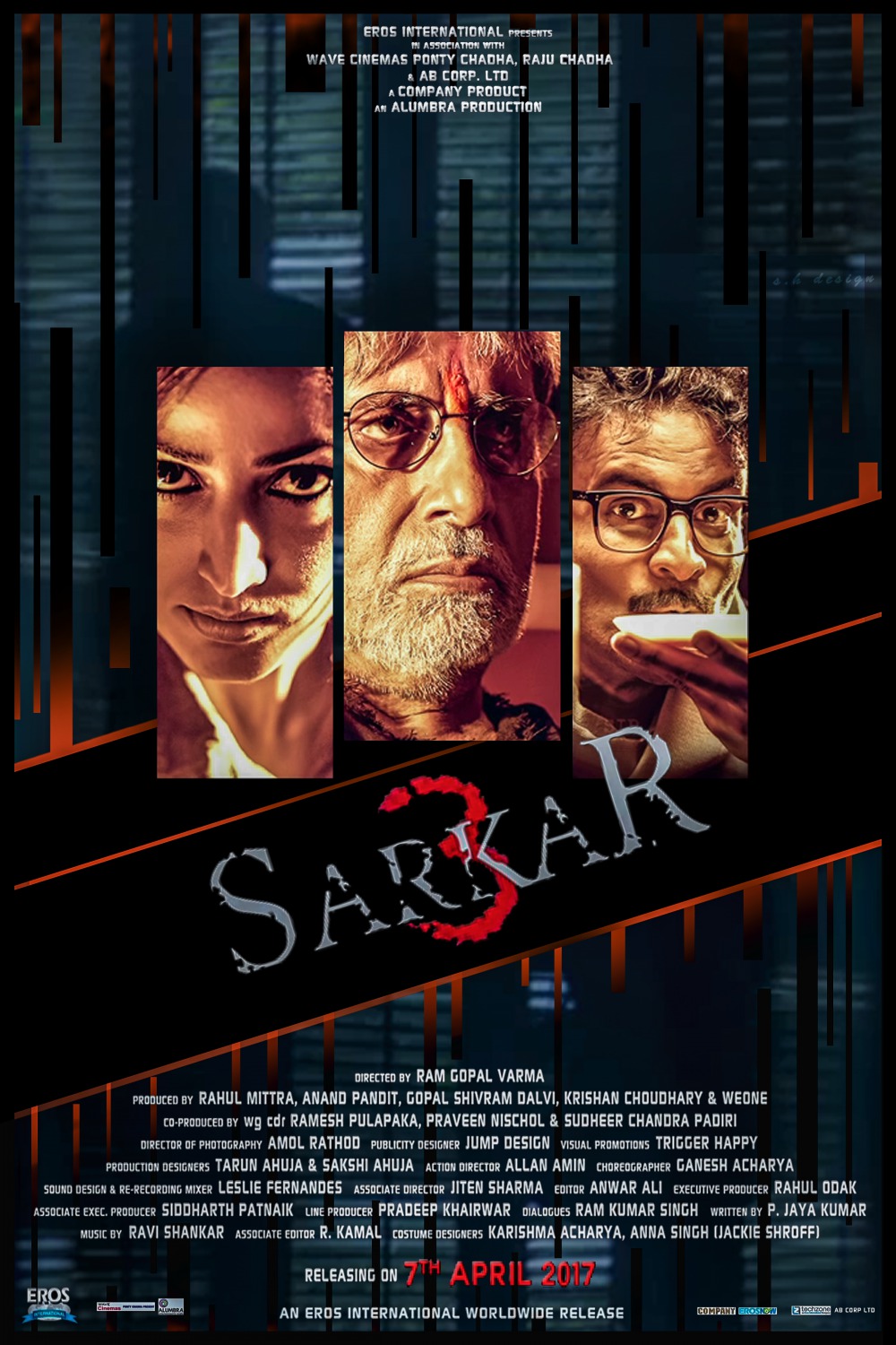 Extra Large Movie Poster Image for Sarkar 3 