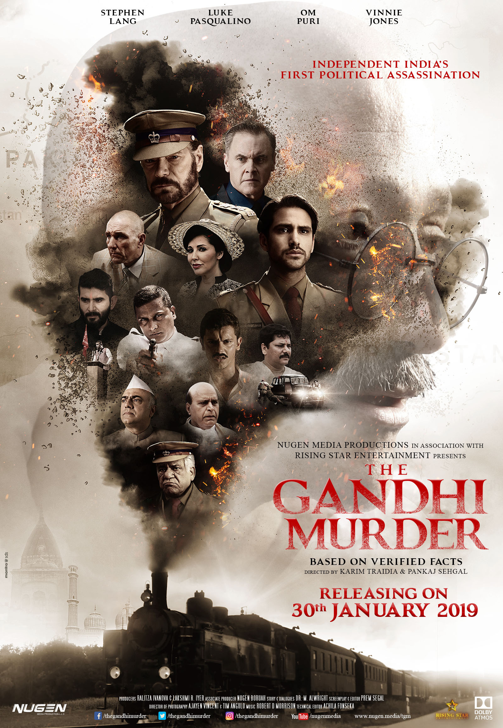Mega Sized Movie Poster Image for The Gandhi Murder (#2 of 2)